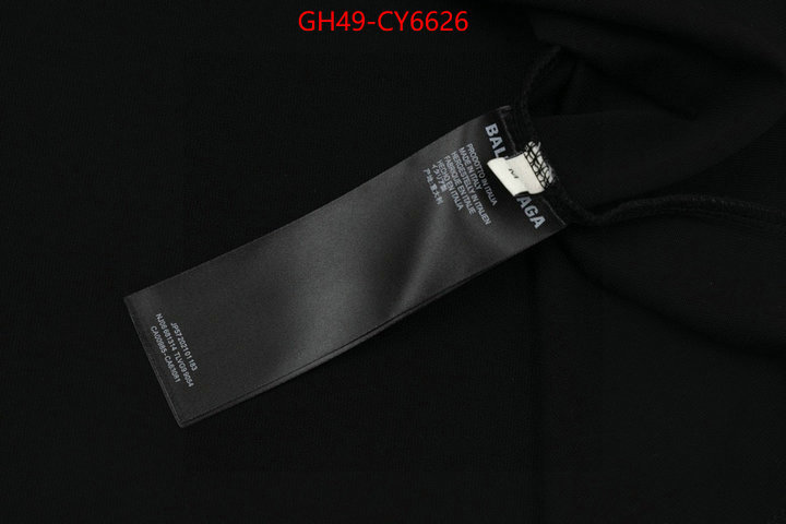 Clothing-Balenciaga buy ID: CY6626 $: 49USD