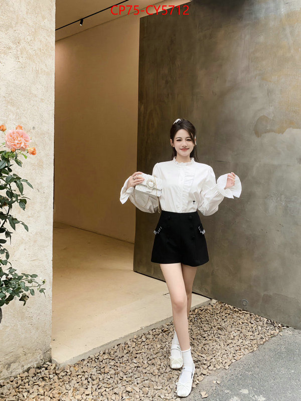 Clothing-Dior what is a counter quality ID: CY5712 $: 75USD