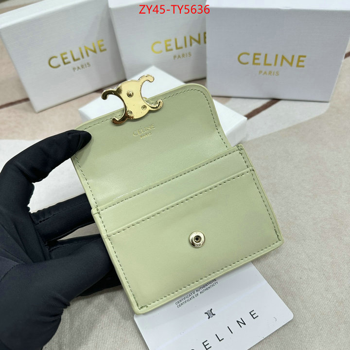 CELINE Bags(4A)-Wallet where should i buy to receive ID: TY5636 $: 45USD