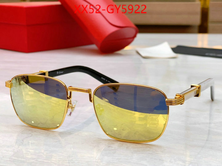 Glasses-Cartier brand designer replica ID: GY5922 $: 52USD