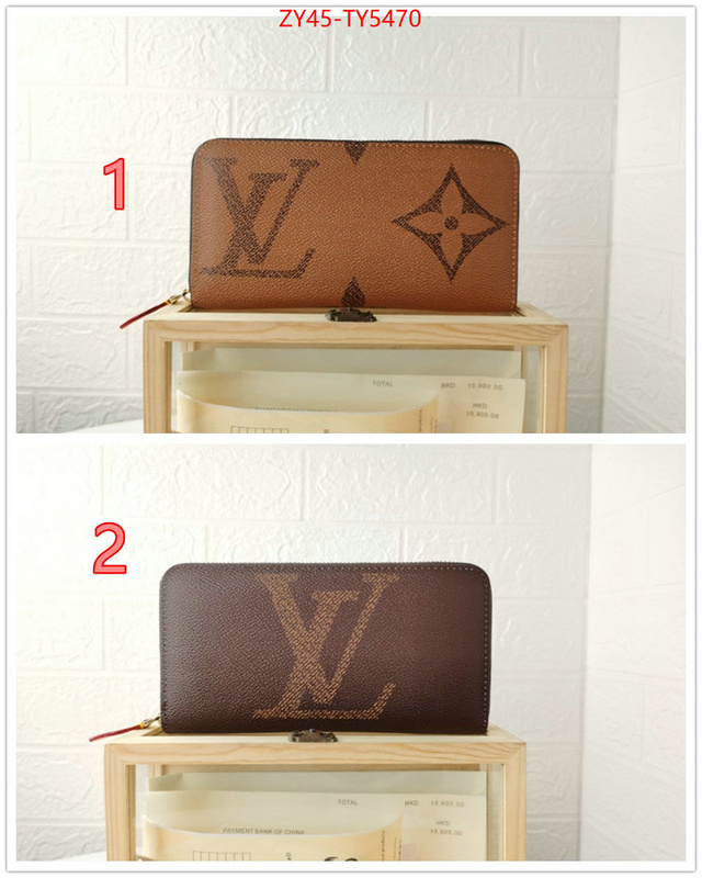 LV Bags(4A)-Wallet the best quality replica ID: TY5470 $: 45USD