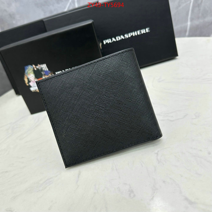 Prada Bags (4A)-Wallet top fake designer ID: TY5694 $: 49USD