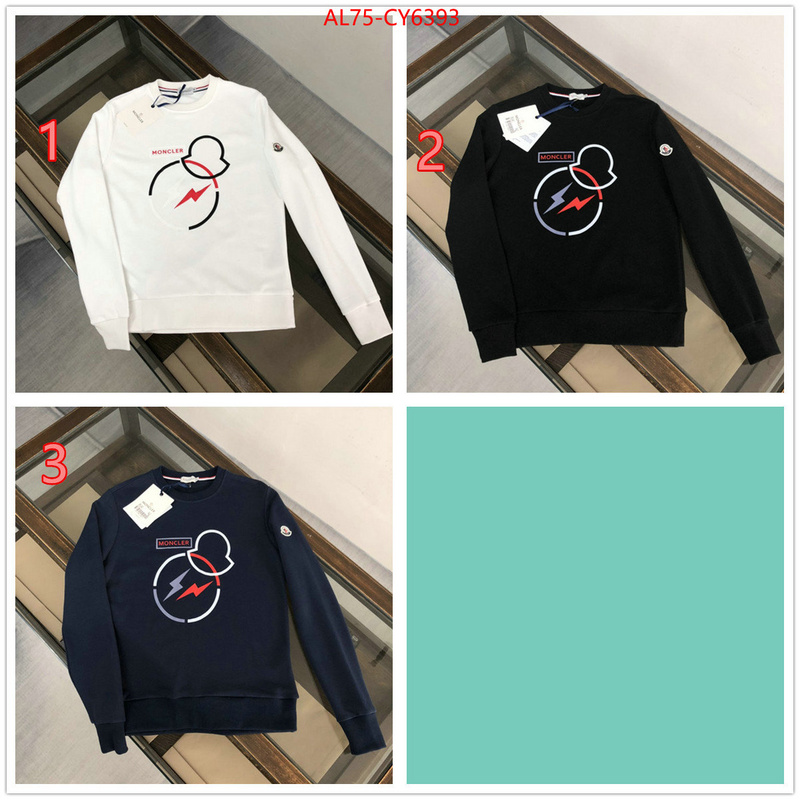 Clothing-Moncler top designer replica ID: CY6393 $: 75USD