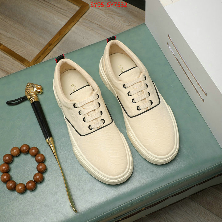 Men Shoes-LV aaaaa class replica ID: SY7532 $: 95USD