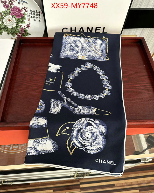 Scarf-Chanel outlet sale store ID: MY7748 $: 59USD