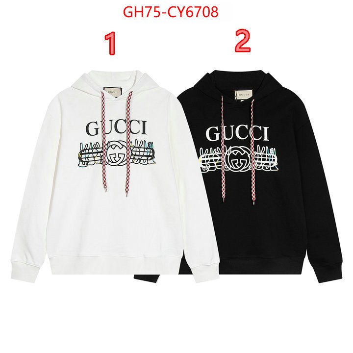 Clothing-Gucci where to buy fakes ID: CY6708 $: 75USD