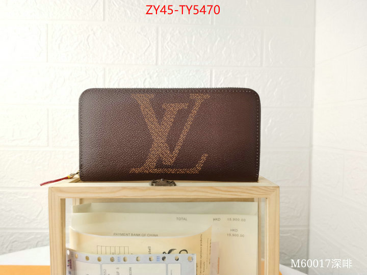 LV Bags(4A)-Wallet the best quality replica ID: TY5470 $: 45USD