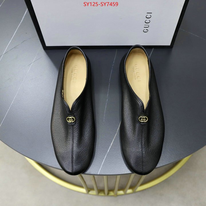 Men Shoes-Gucci 1:1 replica wholesale ID: SY7459 $: 125USD