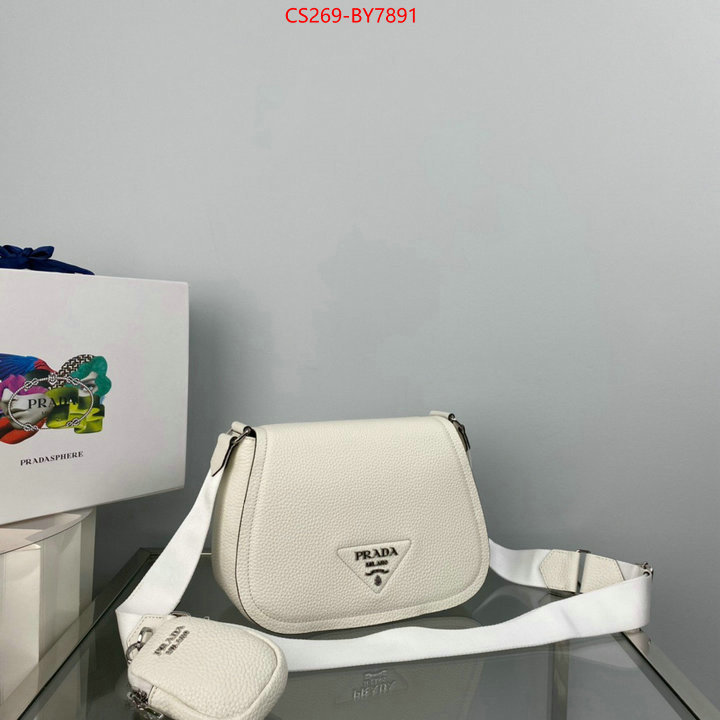 Prada Bags (TOP)-Diagonal- replica best ID: BY7891 $: 269USD