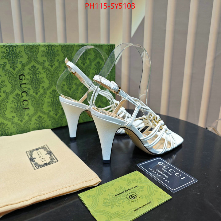 Women Shoes-Gucci where to buy replicas ID: SY5103 $: 115USD