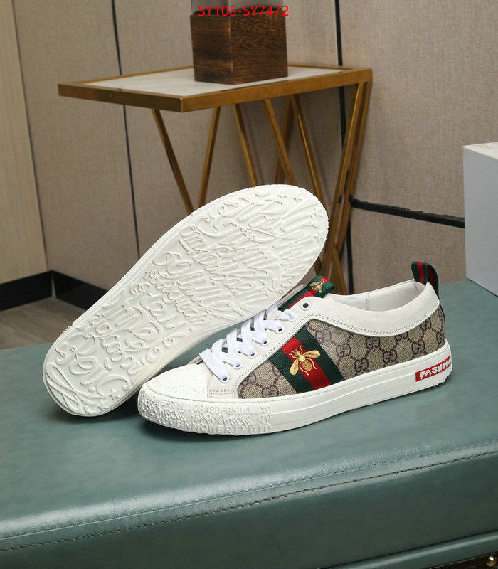 Men Shoes-Gucci best wholesale replica ID: SY7472 $: 105USD