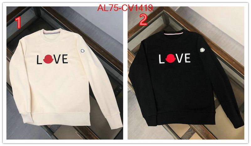 Clothing-Moncler where can i find ID: CV1419 $: 75USD