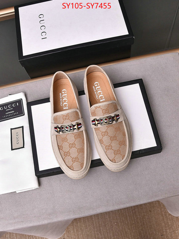 Men Shoes-Gucci high quality designer replica ID: SY7455 $: 105USD