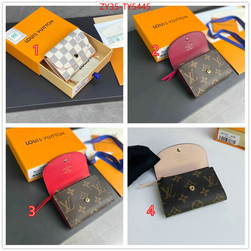 LV Bags(4A)-Wallet highest quality replica ID: TY5445 $: 35USD