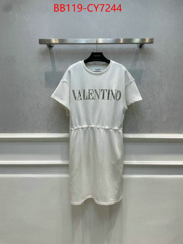 Clothing-Valentino designer 7 star replica ID: CY7244 $: 119USD