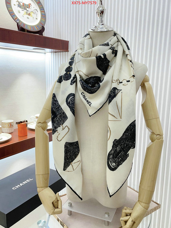 Scarf-Chanel aaaaa+ replica designer ID: MY7579 $: 75USD