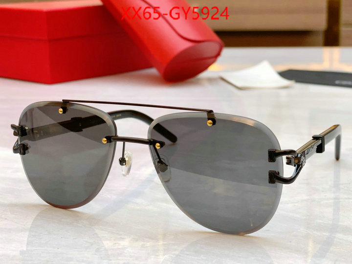 Glasses-Cartier how to buy replcia ID: GY5924 $: 65USD