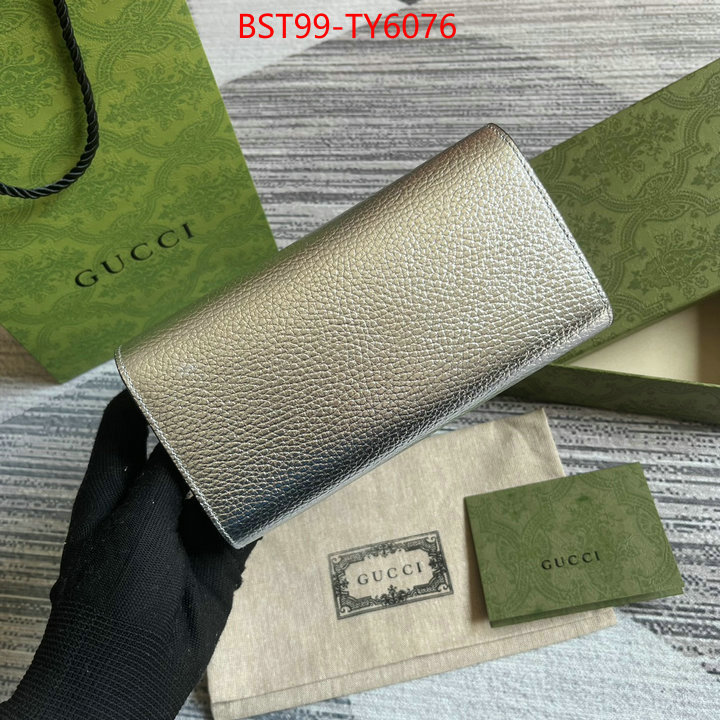 Gucci Bags(TOP)-Wallet- what 1:1 replica ID: TY6076 $: 99USD