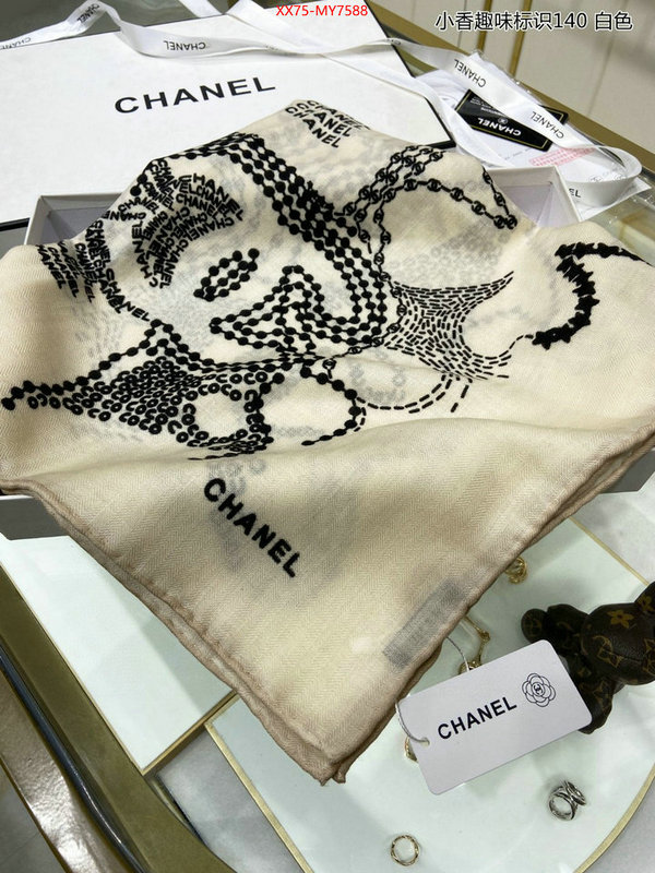 Scarf-Chanel wholesale designer shop ID: MY7588 $: 75USD