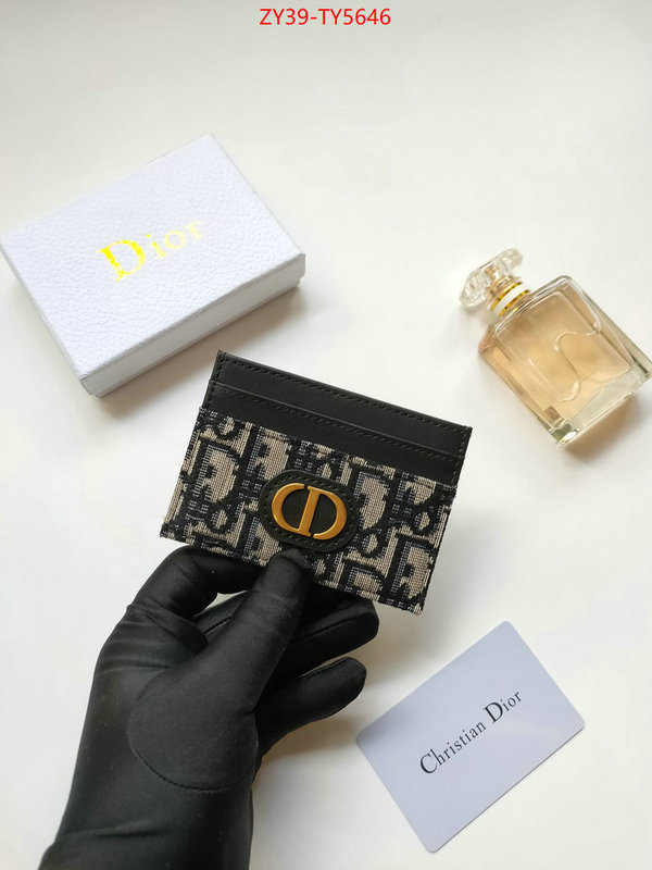 Dior Bags(4A)-Wallet- replica 1:1 high quality ID: TY5646 $: 39USD