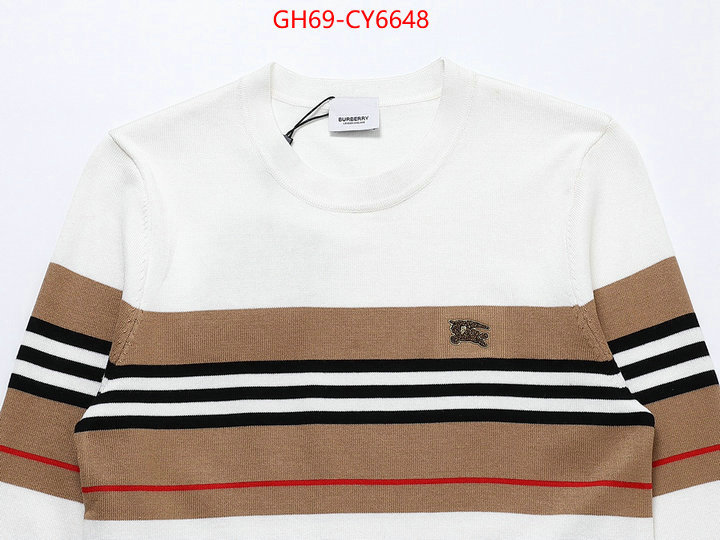 Clothing-Burberry cheap ID: CY6648 $: 69USD