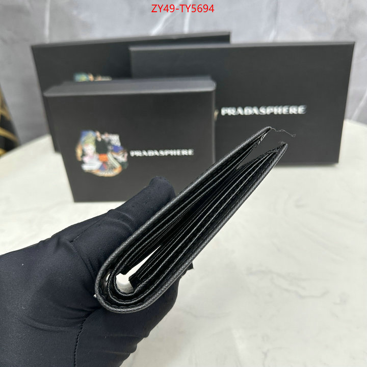 Prada Bags (4A)-Wallet top fake designer ID: TY5694 $: 49USD