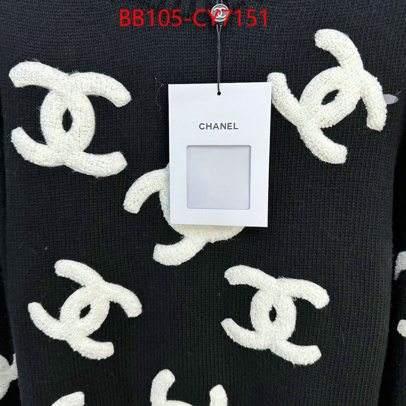 Clothing-Chanel we provide top cheap aaaaa ID: CY7151 $: 105USD