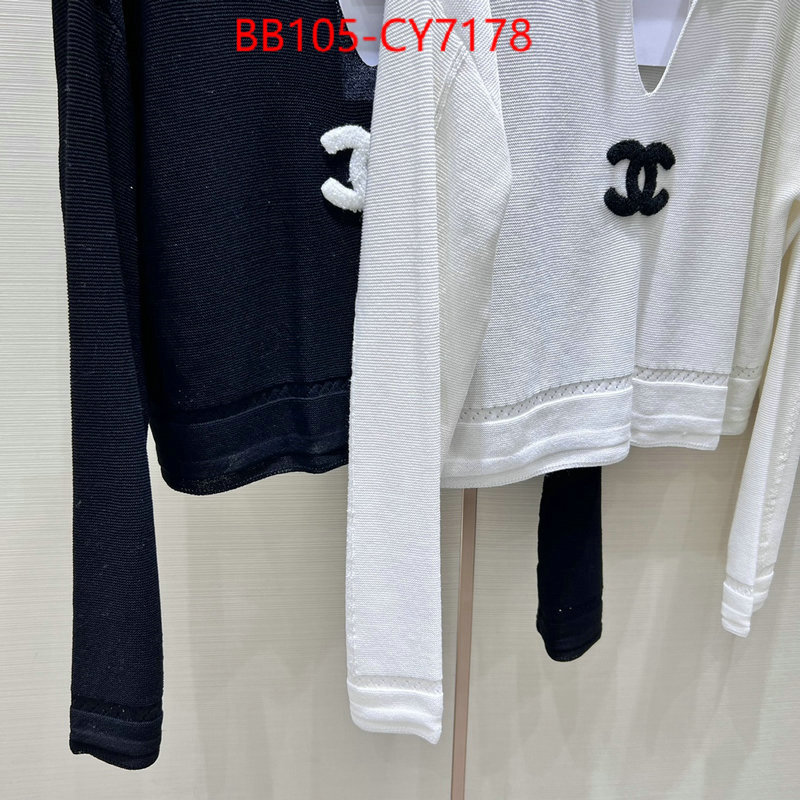 Clothing-Chanel replcia cheap from china ID: CY7178 $: 105USD