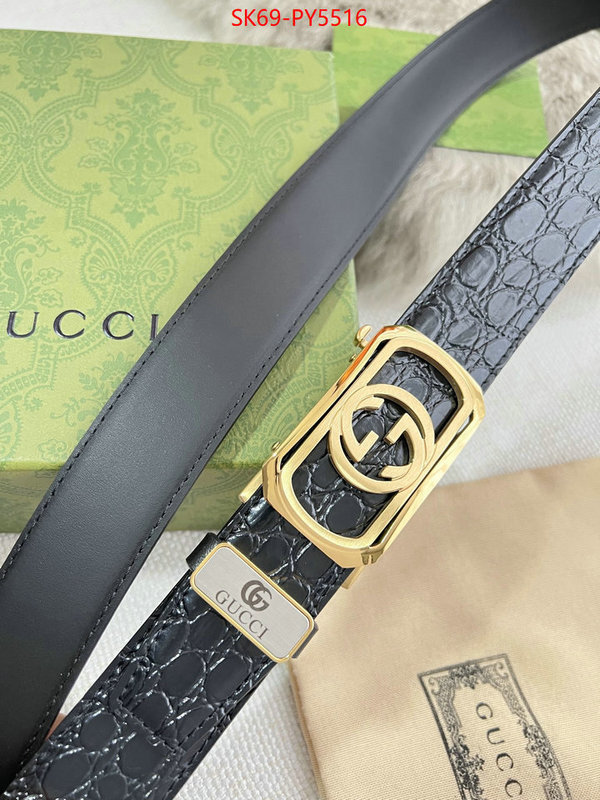 Belts-Gucci wholesale designer shop ID: PY5516 $: 69USD