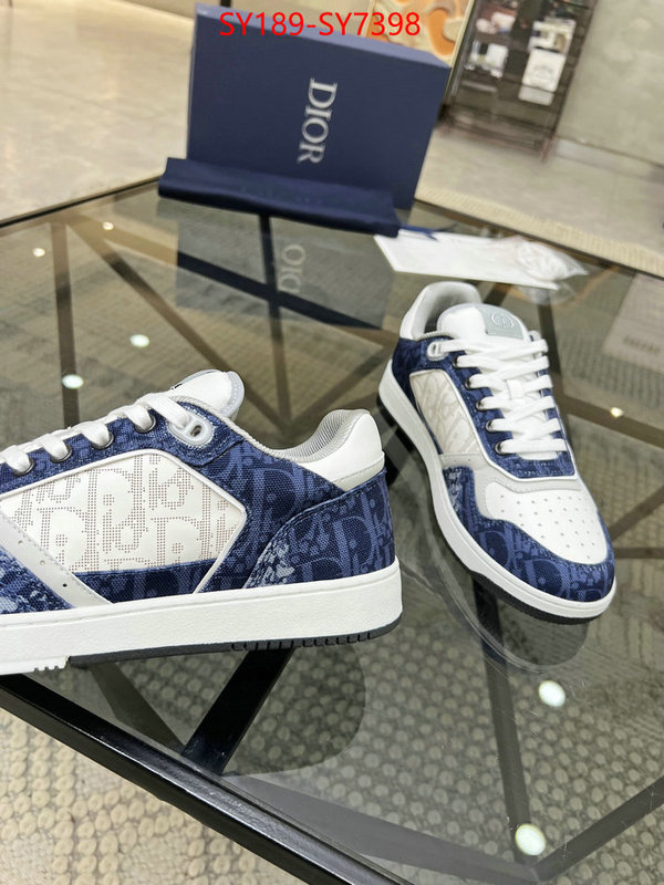 Men shoes-Dior the best quality replica ID: SY7398 $: 189USD