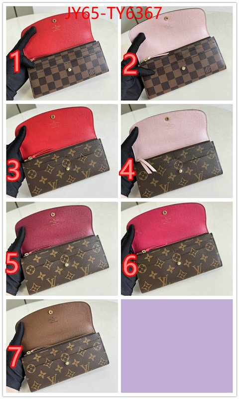 LV Bags(TOP)-Wallet copy aaaaa ID: TY6367 $: 65USD