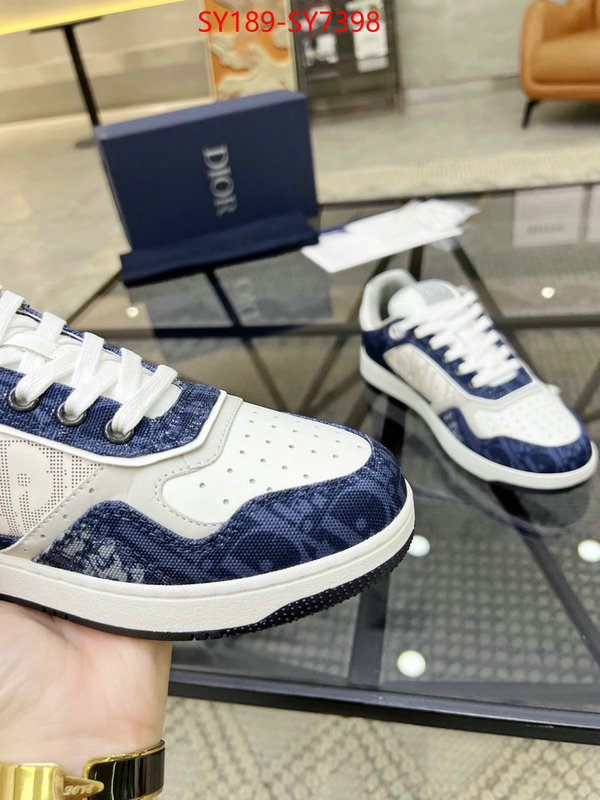 Men shoes-Dior the best quality replica ID: SY7398 $: 189USD