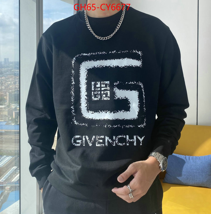 Clothing-Givenchy what best replica sellers ID: CY6677 $: 65USD