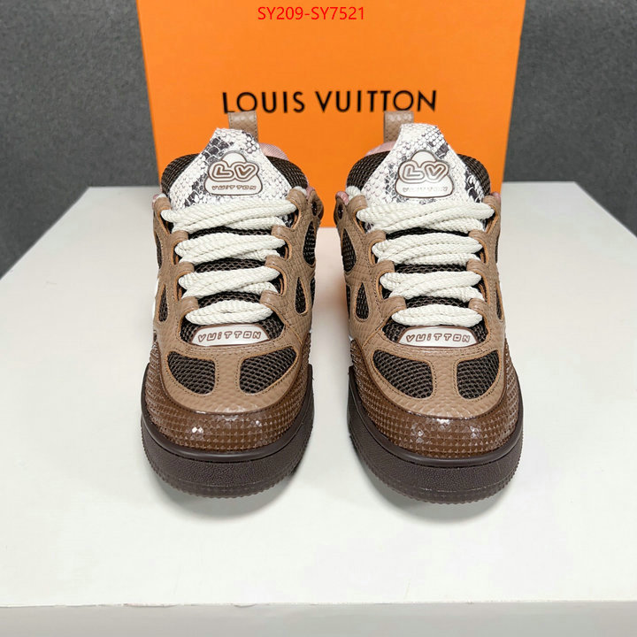 Men Shoes-LV top quality fake ID: SY7521 $: 209USD