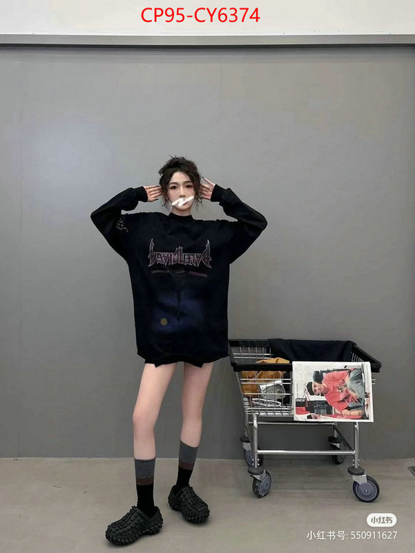 Clothing-Balenciaga top quality website ID: CY6374 $: 95USD