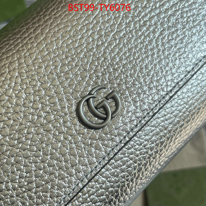 Gucci Bags(TOP)-Wallet- what 1:1 replica ID: TY6076 $: 99USD