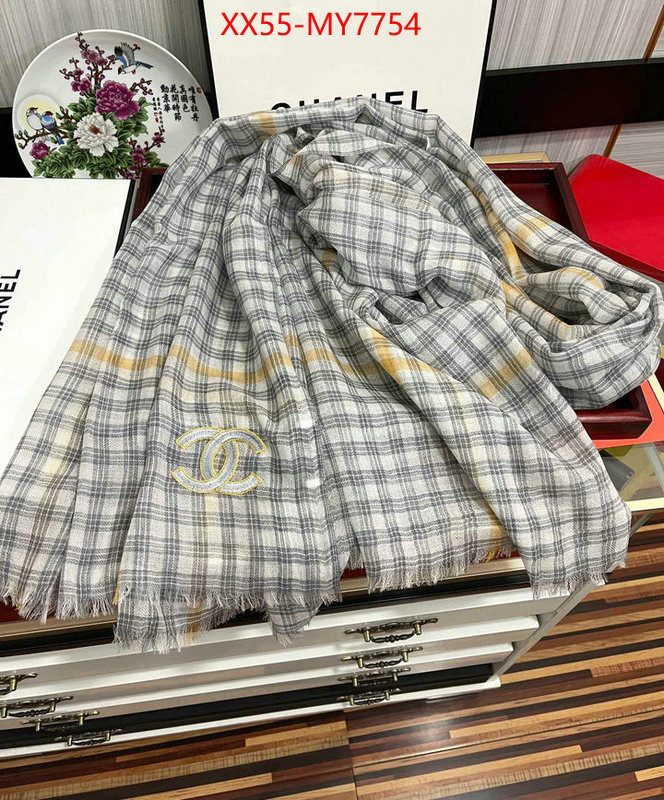 Scarf-Chanel where to buy high quality ID: MY7754 $: 55USD