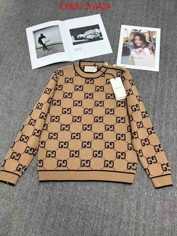 Clothing-Gucci high quality perfect ID: CY6424 $: 69USD