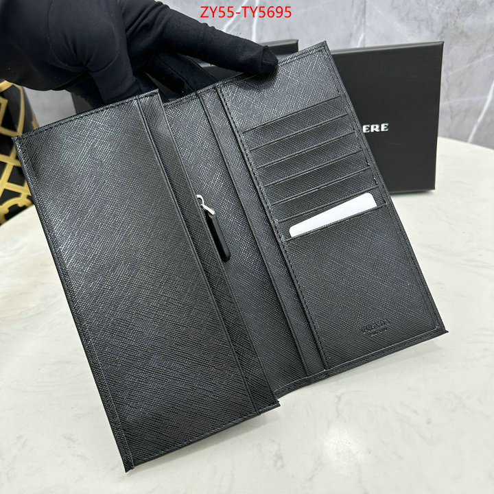 Prada Bags (4A)-Wallet fake high quality ID: TY5695 $: 55USD