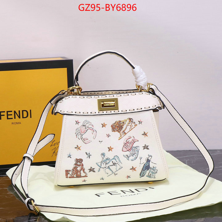 Fendi Bags(4A)-Peekaboo brand designer replica ID: BY6896 $: 95USD