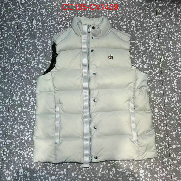 Down jacket Men-Moncler 1:1 replica wholesale ID: CV1409 $: 135USD