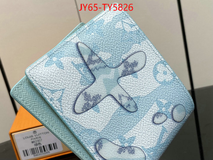 LV Bags(TOP)-Wallet replica every designer ID: TY5826 $: 65USD