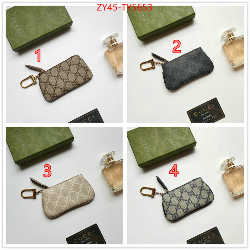 Gucci Bags(4A)-Wallet- top quality fake ID: TY5653 $: 45USD