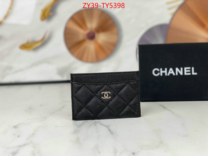 Chanel Bags(4A)-Wallet- top quality ID: TY5398 $: 39USD