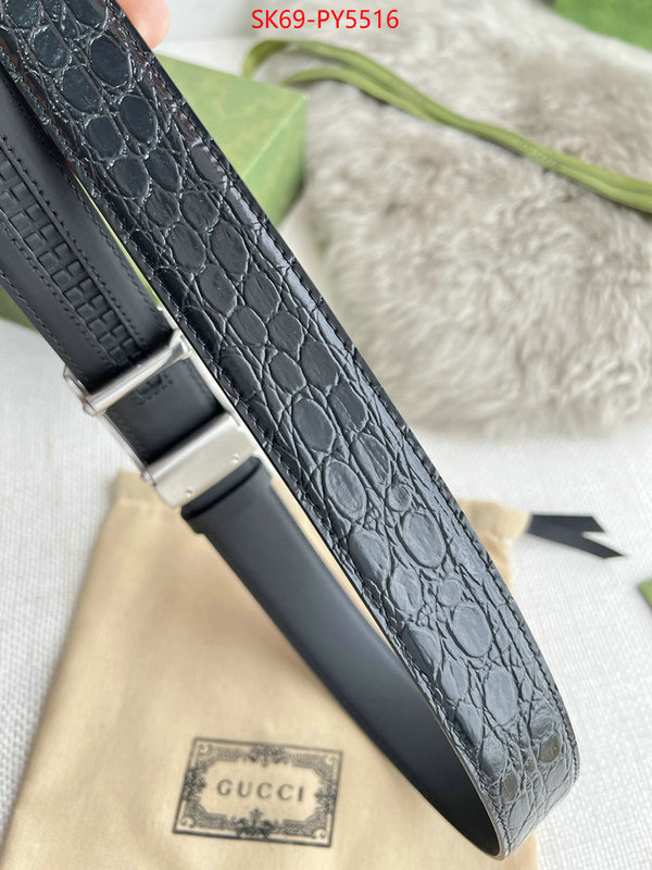 Belts-Gucci wholesale designer shop ID: PY5516 $: 69USD