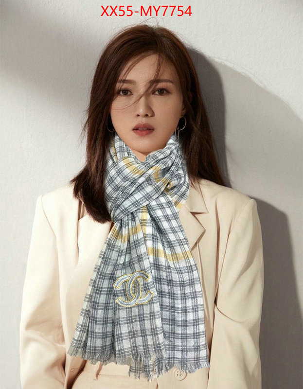 Scarf-Chanel where to buy high quality ID: MY7754 $: 55USD