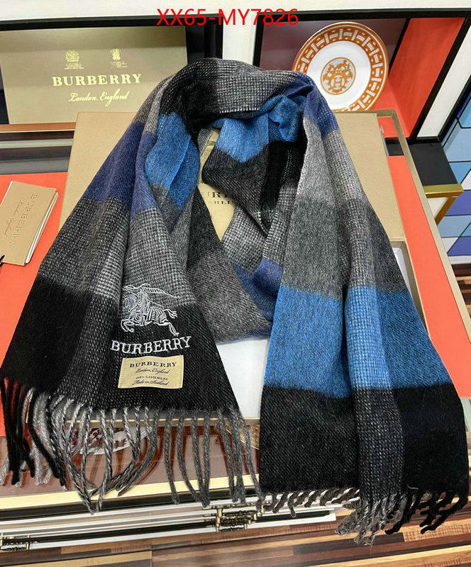 Scarf-Burberry fake designer ID: MY7826 $: 65USD