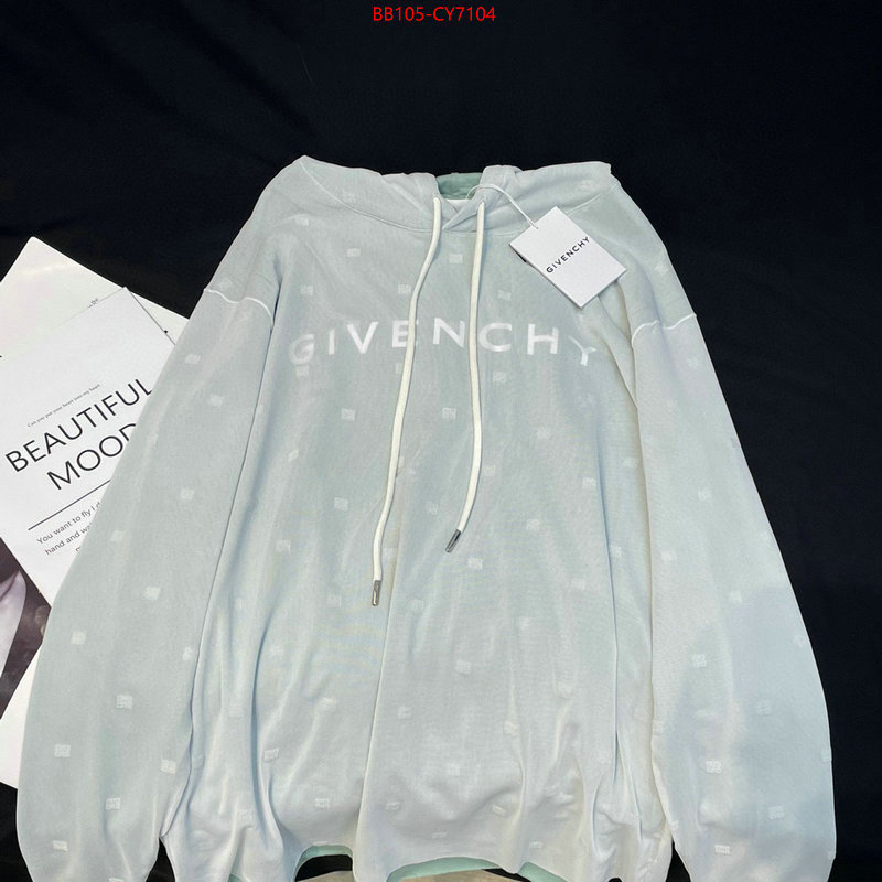 Clothing-Givenchy perfect replica ID: CY7104 $: 105USD