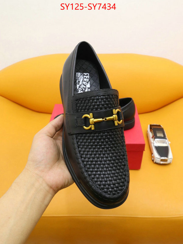 Men shoes-Ferragamo the highest quality fake ID: SY7434 $: 125USD
