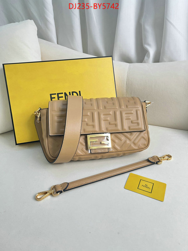 Fendi Bags(TOP)-Baguette find replica ID: BY5742 $: 235USD